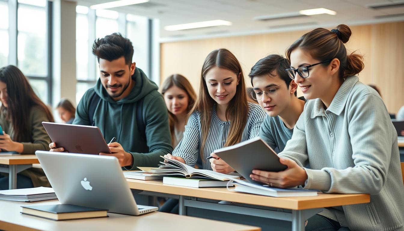 University campus and scholarly atmosphere in Springfield